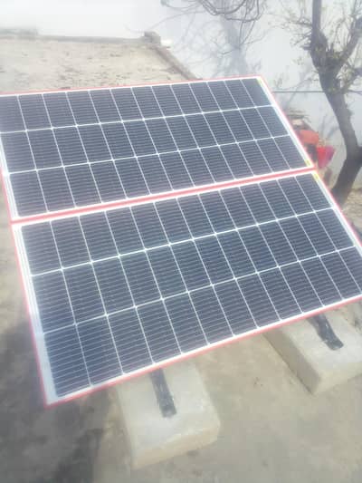 180  2 solar panel aur charger controller or stand