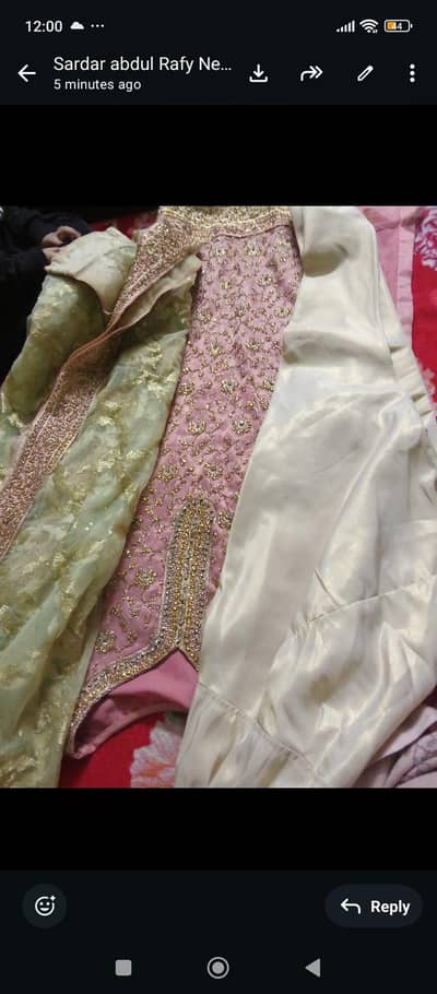 fancy party wear dress  3. piece