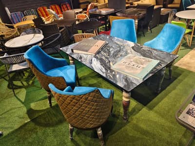 Dining Chairs and table | Cushioned Restaurant Chairs | Cafe Furniture