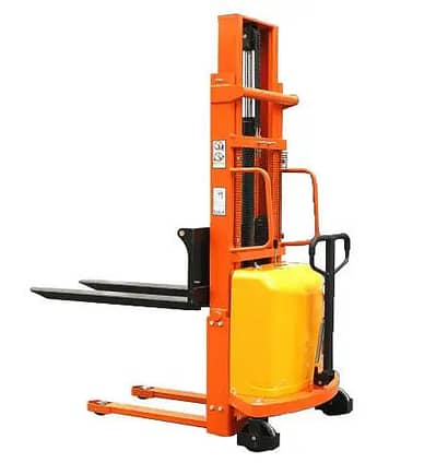 Semi Electric Stacker/1500kg/lifter/pallet/10ft height/forklifter