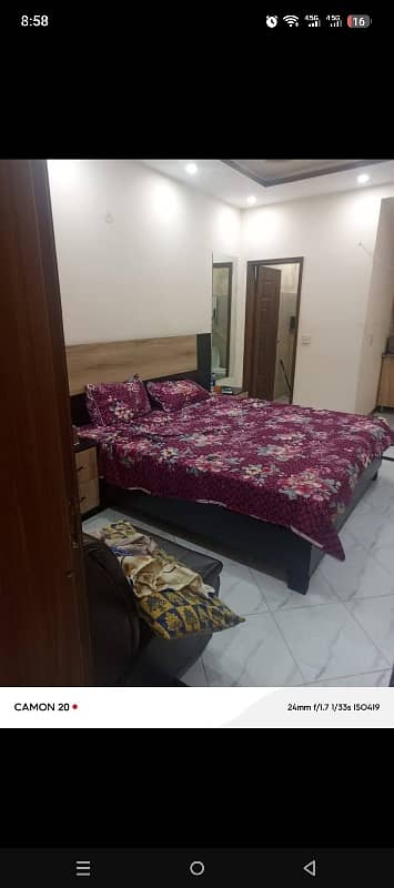 3 Marla Brand New Luxury Spanish Ultra Design Ground flat For Rent.