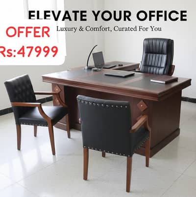 Office Setup Offer/table/office chair/Visitor Chairs/Manager Setup