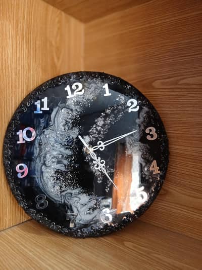 Handmade Resin Wall Clock – Customised Design Available