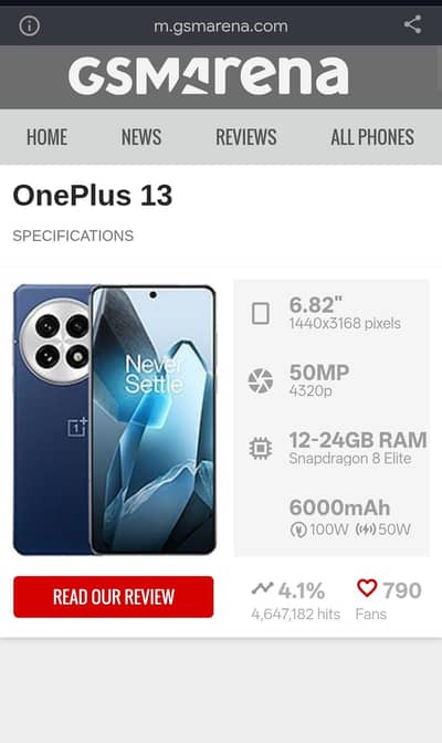 OnePlus 13 16gb 512gb approved
