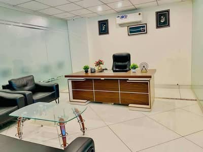 60 Seats Semi Furnished Office Rent Space Available For BPO Software House IT Companies Main Murree Road Best Location Shamsabad