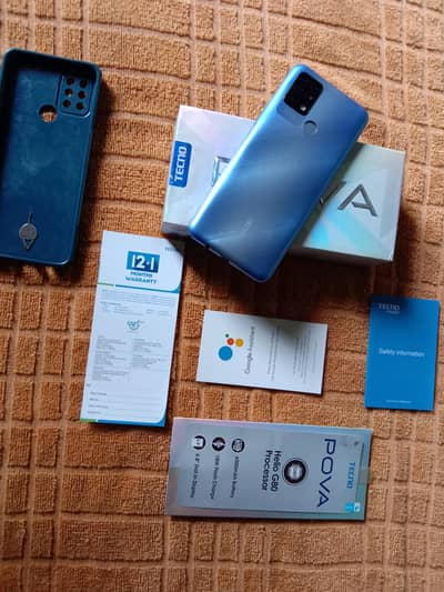 tecno pova ram 6/128 box sat hai location haripur