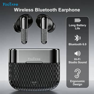 Clamode Earbuds Pro 5 - Advanced Noise Cancellation Wireless