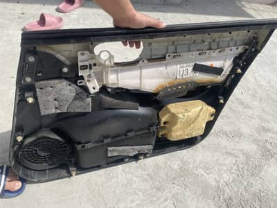 Rebon door cards in black