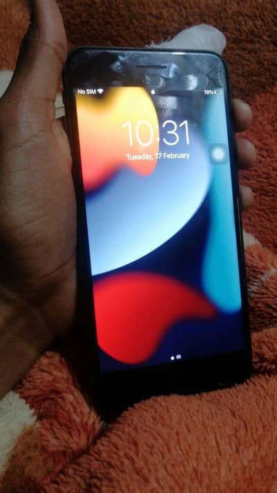 iphone 7 plus black colour 81 battery health 32 GB FINGERS PRINT AL ok