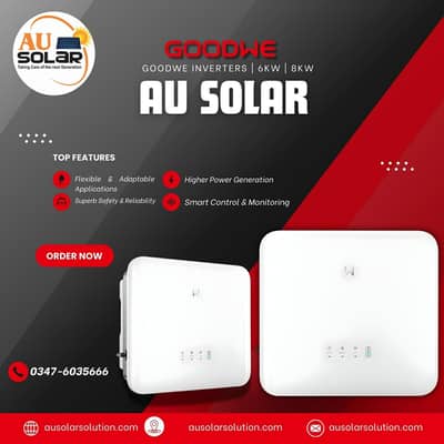 GoodWe Inverters 6kw and 8kw available