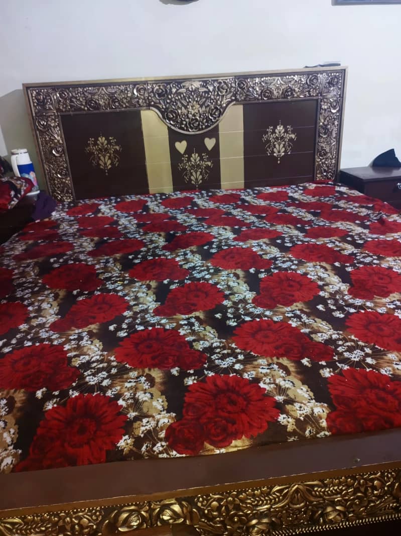 bed with side tables 1