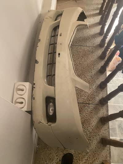 Honda accord cl9 front bumper + fog lights