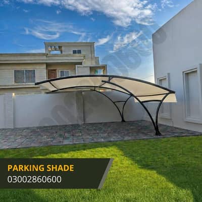 Modern Tensile Car Parking Shade | UV & Rain Protection