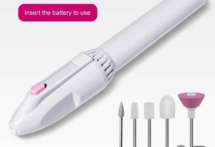 Battery operated nail grinding machine