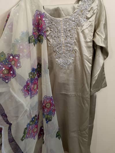 Eid collection 3 piece stitched dresses