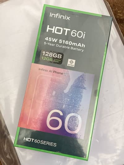Infinix hot 60i Box Pack