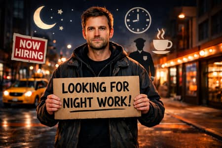 any type of job and work at night any work  related to computer  drvi