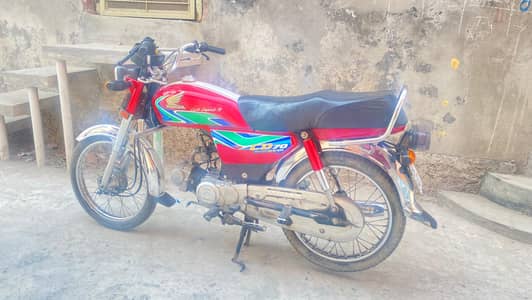 honda CD 70 in full lush condition 10/10