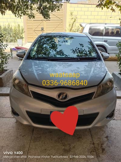 Toyota Vitz 2011 model 2015 registered Whatsapp num (033/6/96/86/84/0)