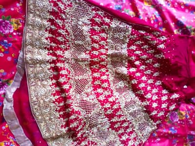 Maroon handmade Lehnga (craib stuff)