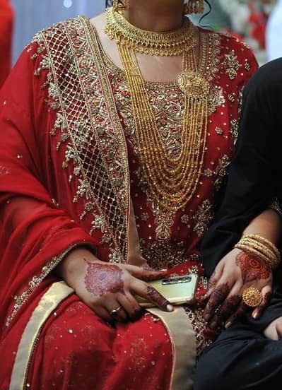 Hand-Embellished Bridal Maxi