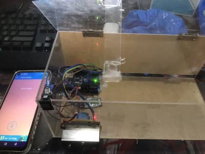 Arduino voice control lock student project