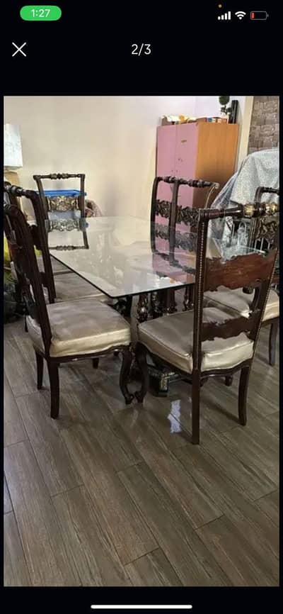 Pure wooden Chairs and Table