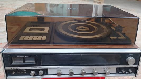 National & Sanyo 3 in 1 Music Centre