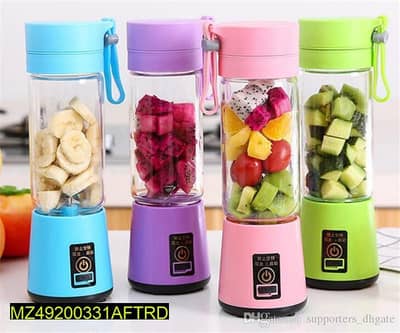 Portable USB Mini Electric Juicer Mixer 380ml ABS Plastic
