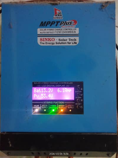 sinko hybrid MPPT charger controller 80ampair