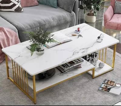Coffee table-Center table-Marble table-3 Pair of table -Nesting Table