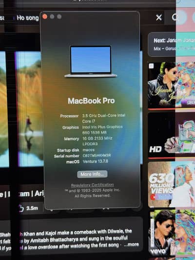 MacBook Pro 2017 Touch Bar(16/256) core i7 (exchange possible)