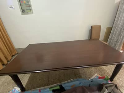 Dining table 8 persons sheesham made nee