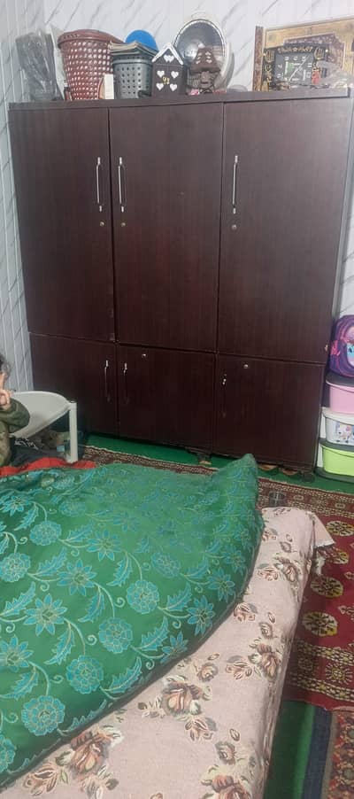 Almari 6 by 6 / Wardrobes / Furniture / Cuberd / 3 door almari