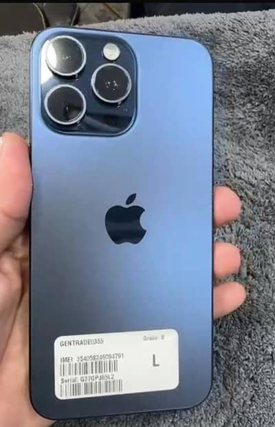 iPhone 15 Pro Max 256 Gb FU 95% BH Non PTA Sim Time Available