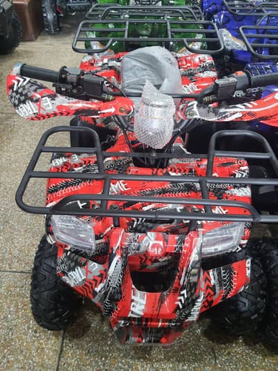 Reverse Gear 70cc brand new atv 4 wheels delivery all Pakistan
