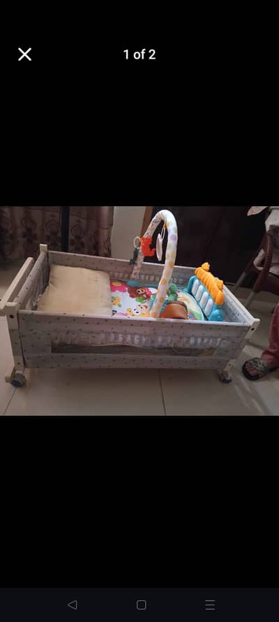 Kids COT jhoola with paddle mat