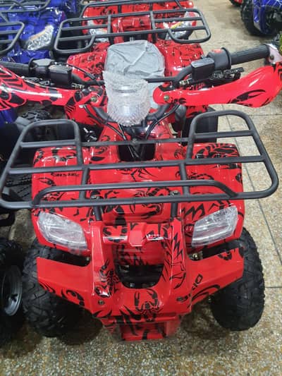 Reverse Gear 70cc jeep Atv quad 4 wheels delivery all Pakistan