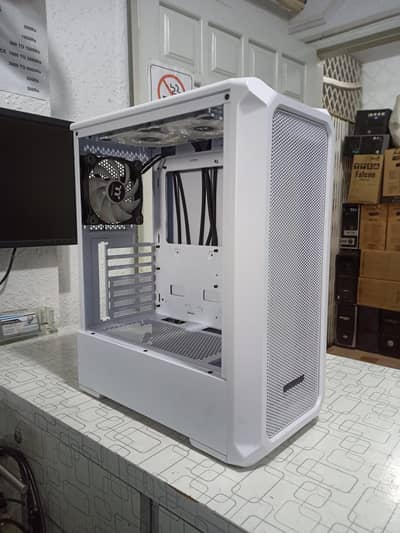 cougar archon 2 mesh white gaming case rgb fan rgb case side glass