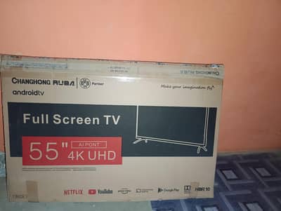 CHanghong Ruba 55" LED  android TV for sale
