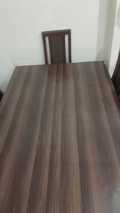 Eight chairs dining table