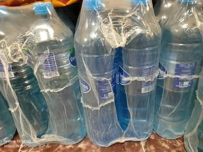Mineral water bottles