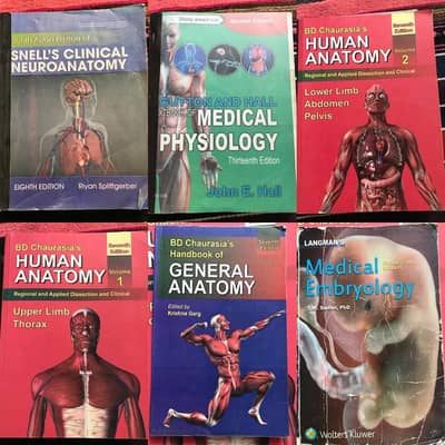 MBBS BOOKS 1ST YEAR TO FINAL YEAR FOR SALE