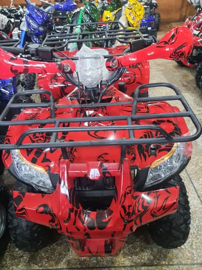 110cc Brand new Reverse gear Atv 4 wheels delivery all Pakistan