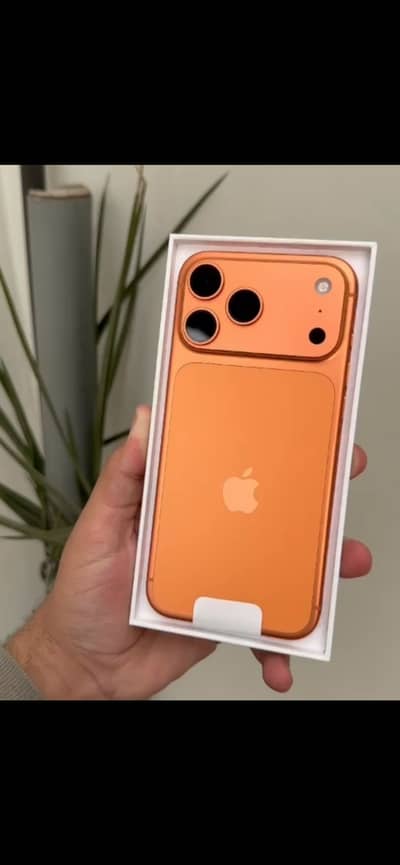 Iphone 17 pro max  physical +esim 256 non pta 4 months sim time