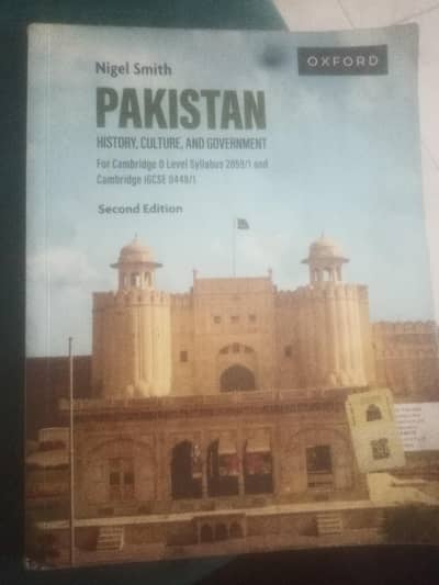 o level history of Pakistan by Nigel Kelly second edition