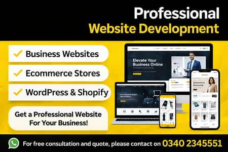 Professional Website Development | Business Websites | Ecommerce Stor