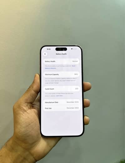 Iphone 15pro max panel