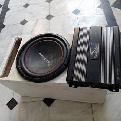 pioneer basser subwoofer rock mars amplifier 4 channal