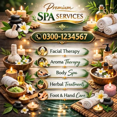 Spa,Services in Lahore- Spa Center & Saloon - Spa Therapy Available
